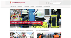 Desktop Screenshot of feuerwehr-heiligenstadt.de